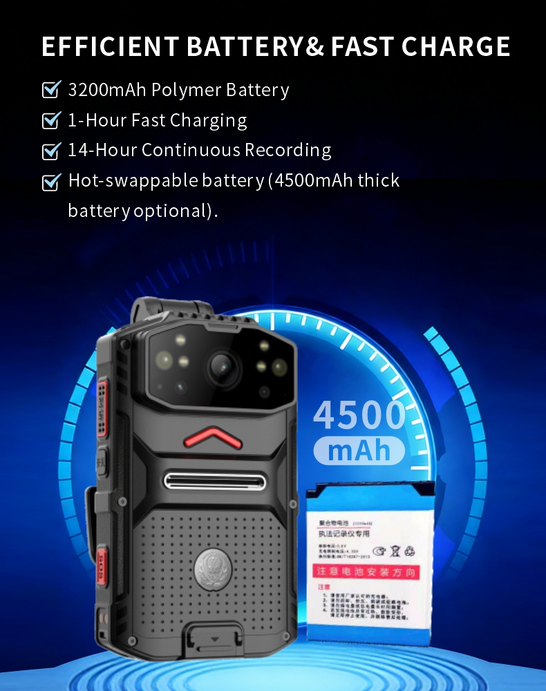 5G Anti-Shake Body Camera