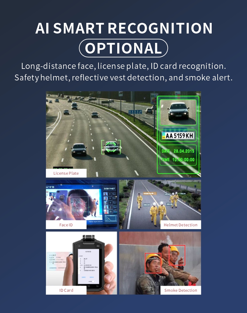 5G Anti-Shake Body Camera