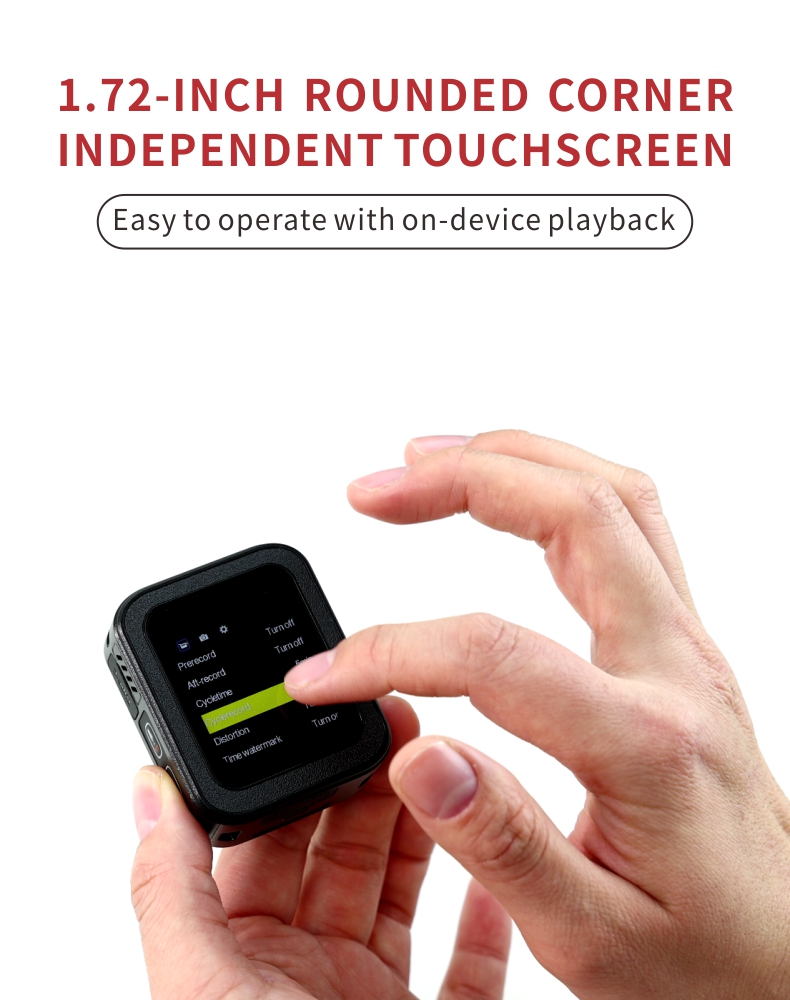 Palm-Sized Body Camera